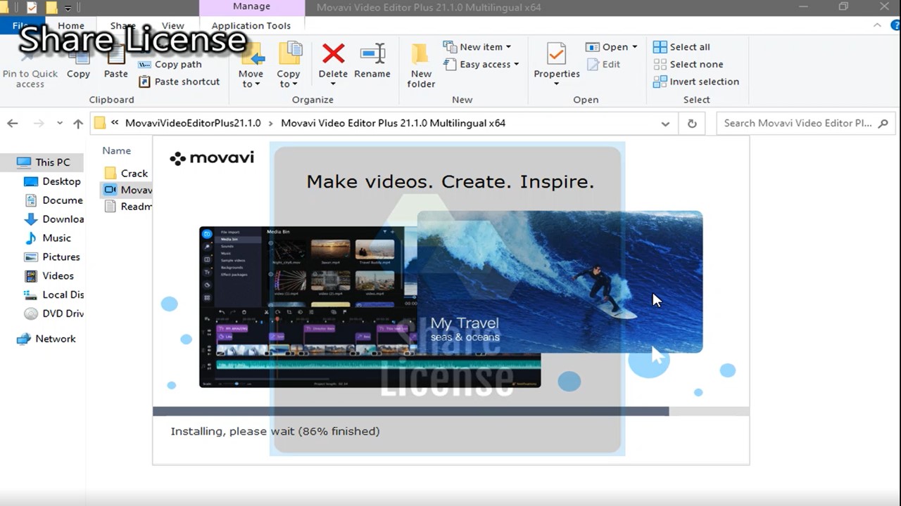Movavi Video Editor Plus 21.1.0 Full Crack With Activation Key